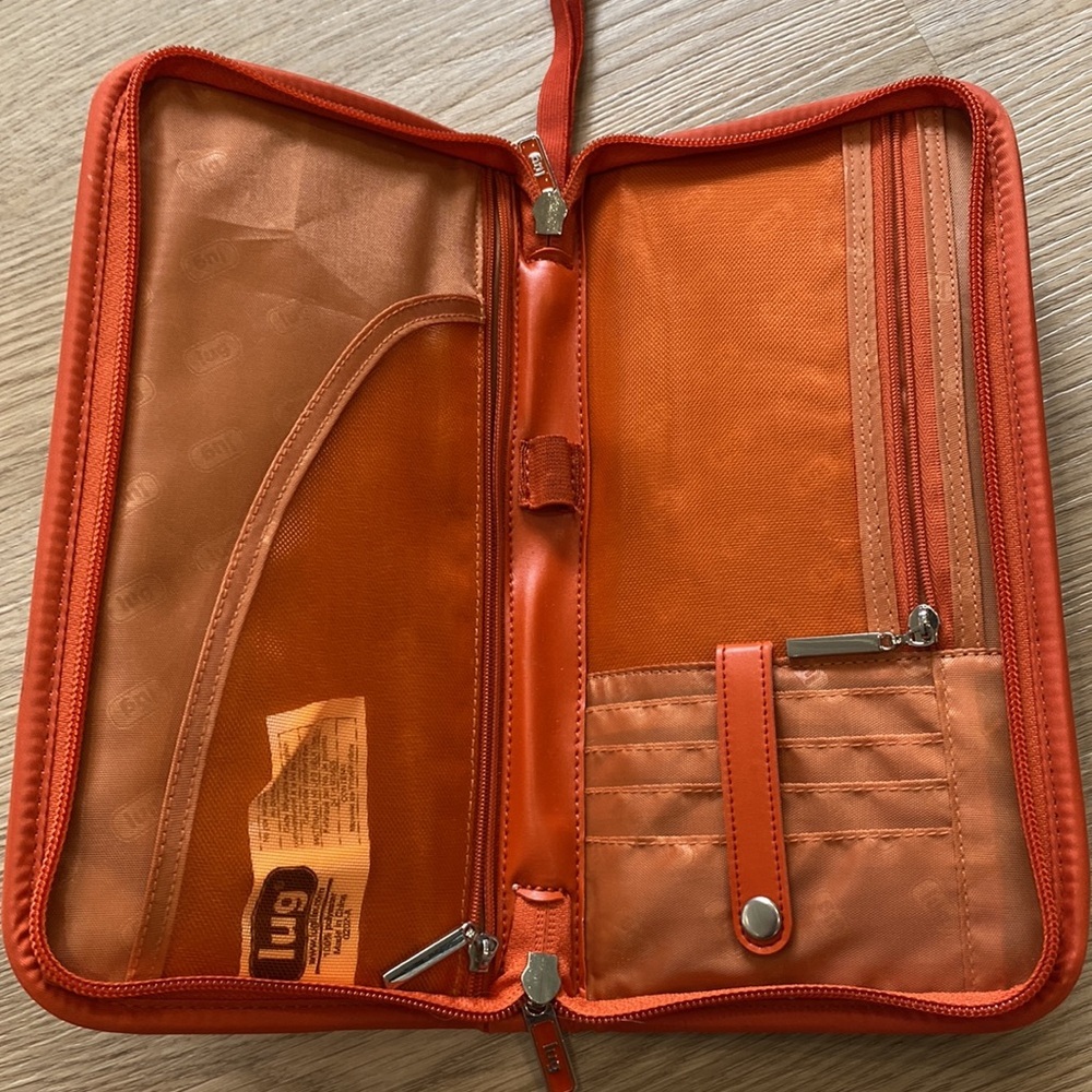 Lug Orange Travel Wallet - Picture 5 of 9